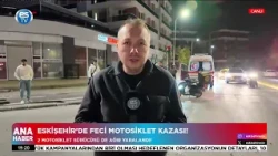 Horrific motorcycle accident in Eskişehir!