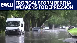 Tropical Storm Bertha makes second landfall