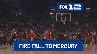 Portland Fire fall 94-91 to Phoenix Mercury in return from FIBA tournament break
