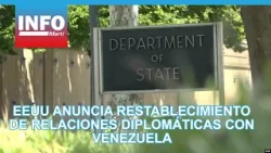 EEUU anuncia restablecimiento de relaciones diplomáticas con Venezuela