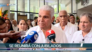 President Mulino speaks about the pension discount bill, his trip to Ecuador, and other topics