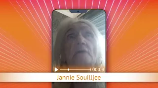 TV Oranje app video message - Jannie Souilljee