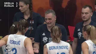 ODBOJKA, SRBIJA - RUSIJA 3.-2