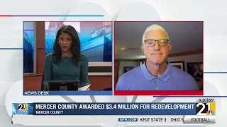 Mercer County awarded $3.4 million for redevelopment