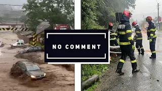 NO COMMENT | PLOILE TORENȚIALE AU FĂCUT PRĂPĂD ÎN ROMÂNIA
