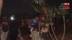 Shops being looted in Soweto
