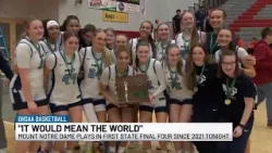Команда Маунт-Нотр-Дам впервые с 2021 года вышла в полуфинал чемпионата штата.