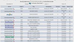Tracking flight delays and cancellations at Sky Harbor