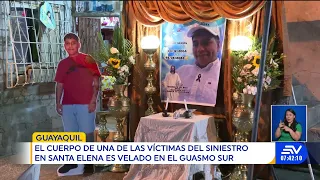 Velatorio de Héctor Orrala Solórzano, víctima de siniestro vial  | Televistazo | Ecuavisa