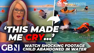 'This made me cry!' Michelle Dewberry 'so upset' at migrant man abandoning child to board small boat