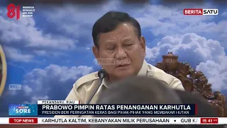 Tegas! Prabowo Ancam Cabut Izin Korporasi Pembakar Hutan #Beritasatu