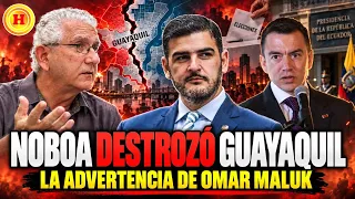 "Noboa destrozó a Guayaquil": La incendiaria advertencia de Omar Maluk tras la eliminación de la RC