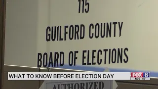 Here's everything you need to know before election day in the Piedmont Triad