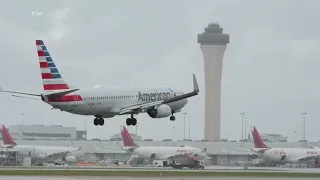 American Airlines flight aborts takeoff in Miami after business jet enters the same runway