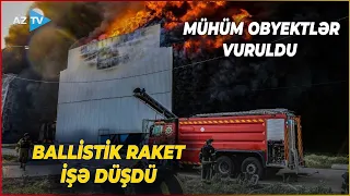 Ballistik raket Kiyevə tuşlandı, strateji obyeklər vuruldu - QARŞILIQLI ZƏRBƏLƏR