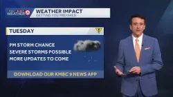 Next Round of Storms coming Tuesday