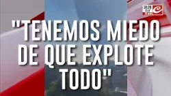 Vecina de Francisco Álvarez: "Tenemos miedo de que explote todo"