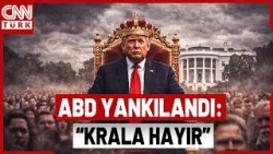 "Krallara Hayır "Protestosu Büyüyor! 9 Milyon ABD'li Donald Trump'a Karşı Eylemde "Krallara Hayır "Protestosu Büyüyor! 9 Milyon ABD'li Donald Trump'a Karşı Eylemde