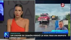 Falleció un camionero tras despistar en la Ruta 127