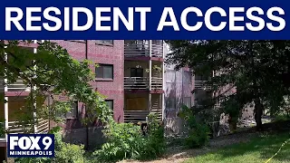 Apartment fire in Twin Cities suburb has residents still trying to recover belongings