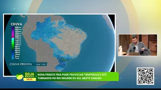 New cold front may bring storms and even tornadoes to Rio Grande do Sul this Saturday