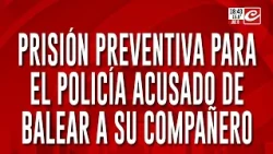 Preventive detention for police officer accused of shooting his partner