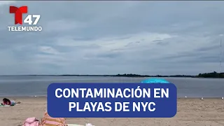 Advertencia de no nadar en playas por contaminación en NYC