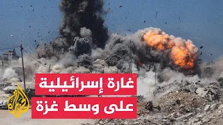 مسيرة إسرائيلية تقصف وسط مدينة غزة وتصيب عددا من الفلسطينيين