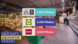 Aldi vs Lidl vs Penny: Wer hat die beste Filiale? | 1/3 | Der SAT.1 Discounter-Check!