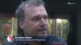 Gebirgsseilkran – Naturschonende Waldbewirtschaftung im Saale-Holzland-Kreis