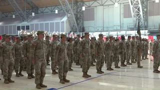 Welcome home ceremony held for over 100 Connecticut National Guard soldiers