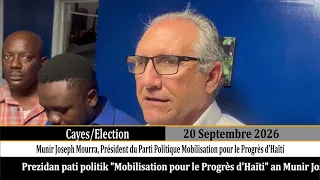 Prezidan pati politik "MPH" la Munir J. Mourra òganize yon rankont ak aspiran kandida pati a nan Sid