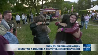 Idén is bulihangulatban izgultak a diákok a felvételi eredményekért