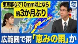 【恵みの雨か】建国記念の日は全国的に雨 東京都心で10mm以上なら3か月ぶり