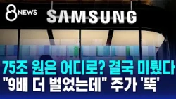 Where did the 75 trillion won go? It was ultimately postponed... "We earned 9 times more," stock ...