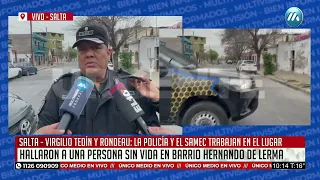 urgente: Hallaron a una persona sin vida en barrio Hernando de Lerma