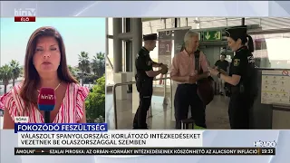 Spanyol-olasz vita: a valós migráció helyett a turistákat ellenőrzi a madridi kormány- HírTV