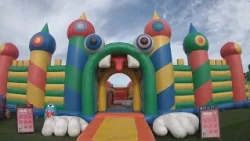 World’s largest bouncy castle is at Milford's Connecticut Post Mall