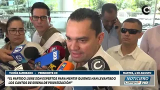 "They are experts at lying": Tomás Zambrano lashes out at Libre over energy reforms