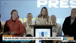 Paloma Valencia recuerda a Miguel Uribe en su discurso tras ganar la consulta Paloma Valencia recuerda a Miguel Uribe en su discurso tras ganar la consulta