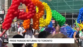 Toronto Pride parade returns to city streets