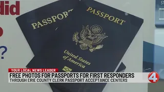 Free passport photos for first responders