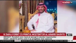 Nicușor Dan a vorbit la telefon cu prințul moștenitor al Arabiei Saudite