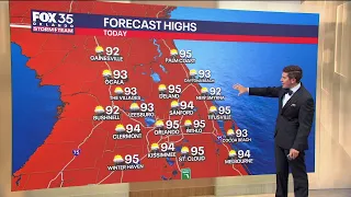 Orlando AM Weather Forecast: Staying steamy, few storms for Saturday