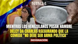 CYNICISM: Delcy claims food "should not be a political weapon" while Venezuelans go hungry
