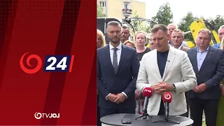 Tlačová beseda Tomáša Tarabu o zmenách vo vodárenstve