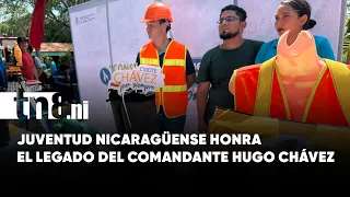Nicaraguan youth honor the legacy of Commander Hugo Chávez