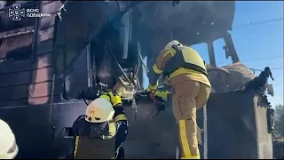 Russia: drone hits passenger train in Odesa, kills train driver