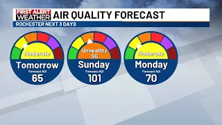 Minnesota Wildfire Smoke Update & Monday Storm Threat