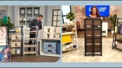 ? No Assembly Needed!  HOPPEL 4‑Shelf Foldable Bookshelf ✨